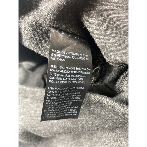 WHBM White House Black  Market Runway Leggings Women's Size 8L Gray High Waist - Picture 4 of 9